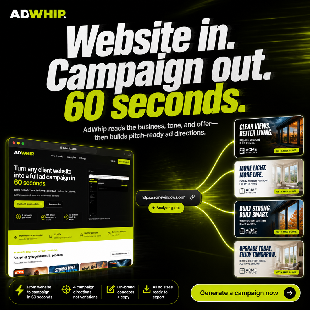 Adwhip Advertisement